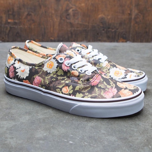 vans old skool abstract floral